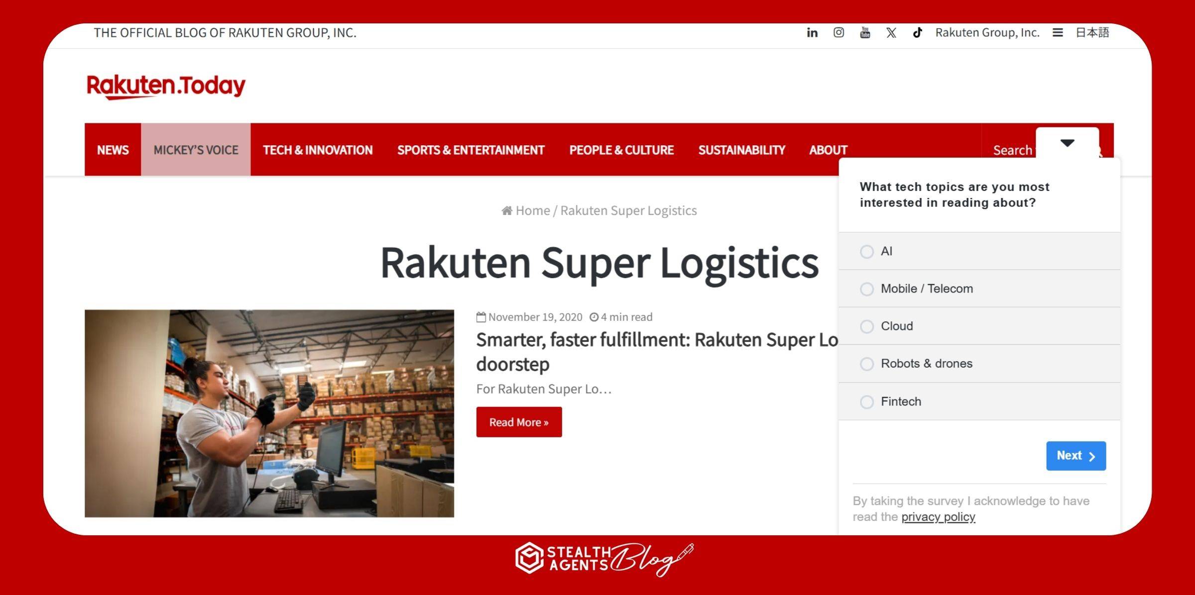 Rakuten Super Logistics
