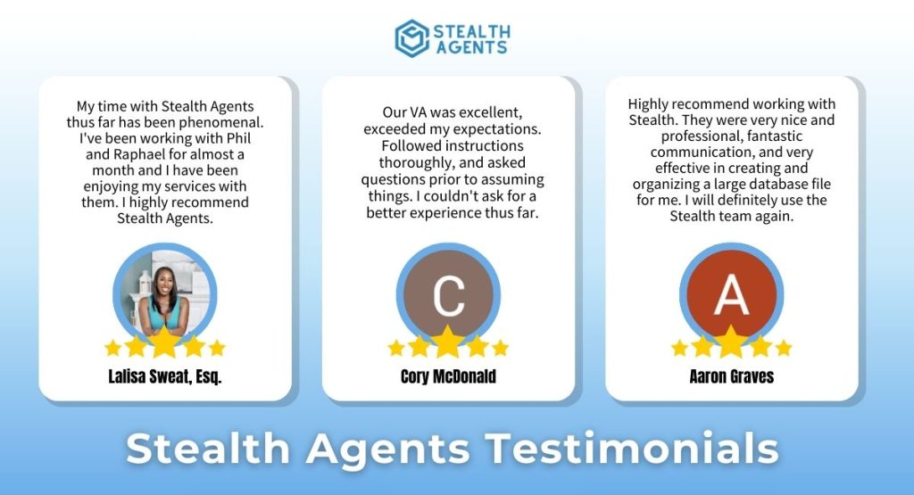 Stealth agents reviews