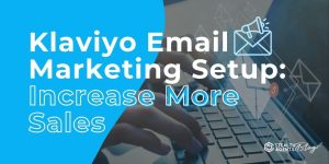 Klaviyo Email Marketing Setup: Increase More Sales