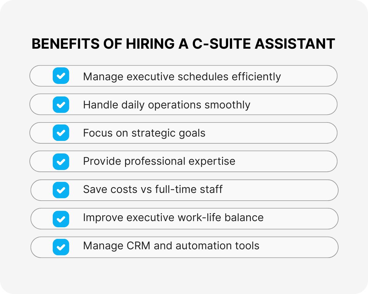 c suite executive assistant