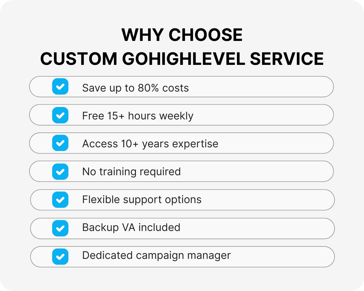 gohighlevel crm customization services