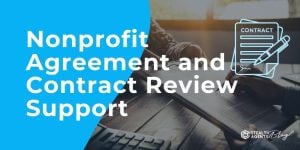 Nonprofit Agreement and Contract Review Support