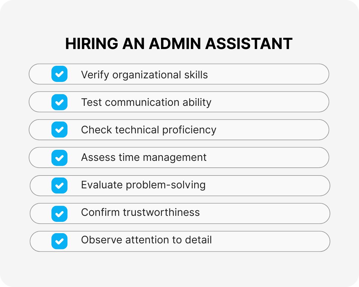 how to hire administrative assistant