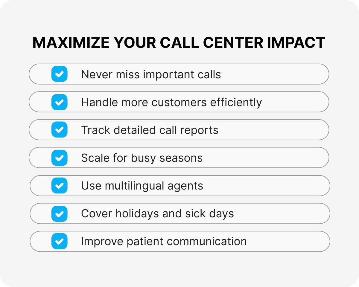 outsourced contact center