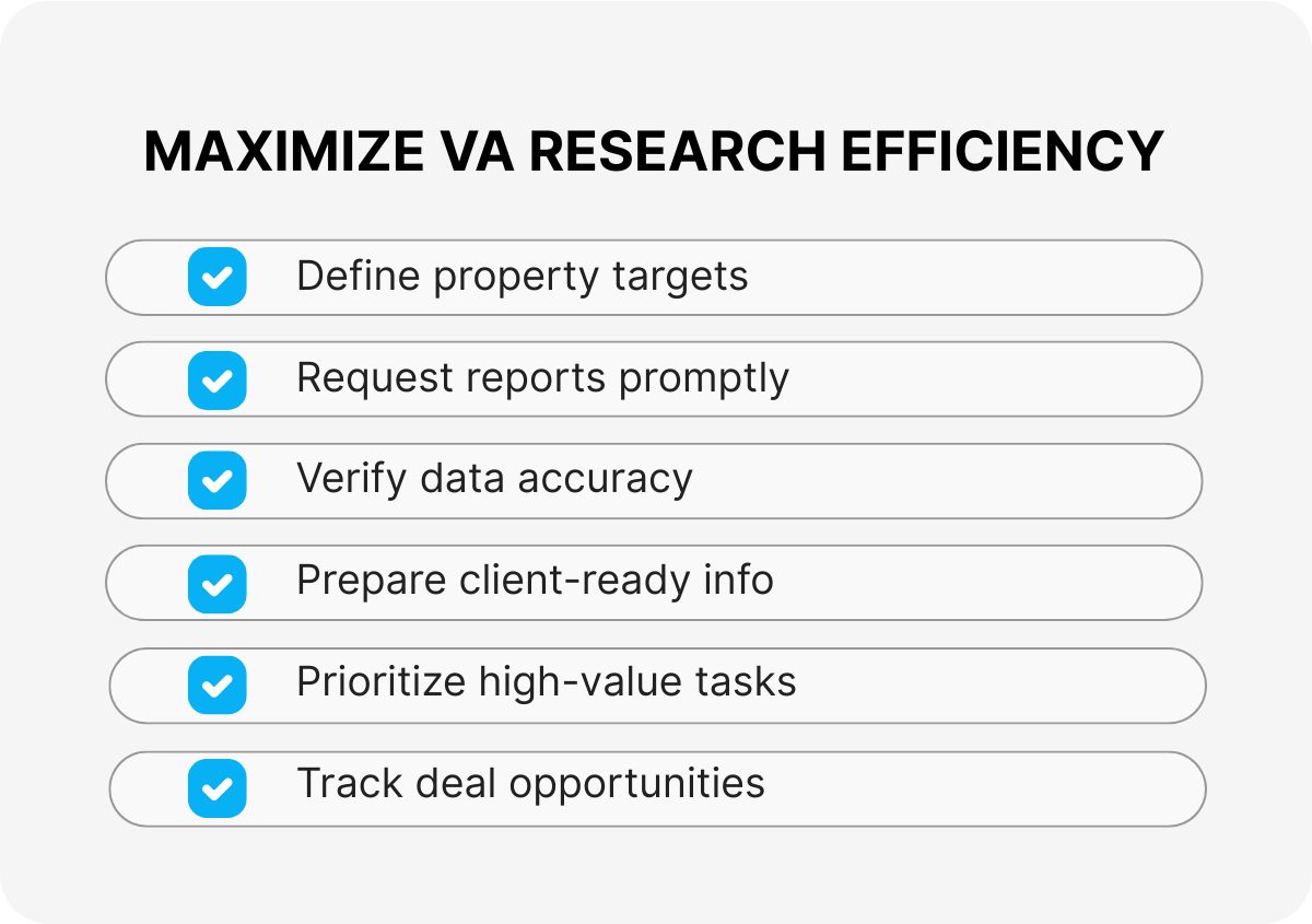 real estate data support services