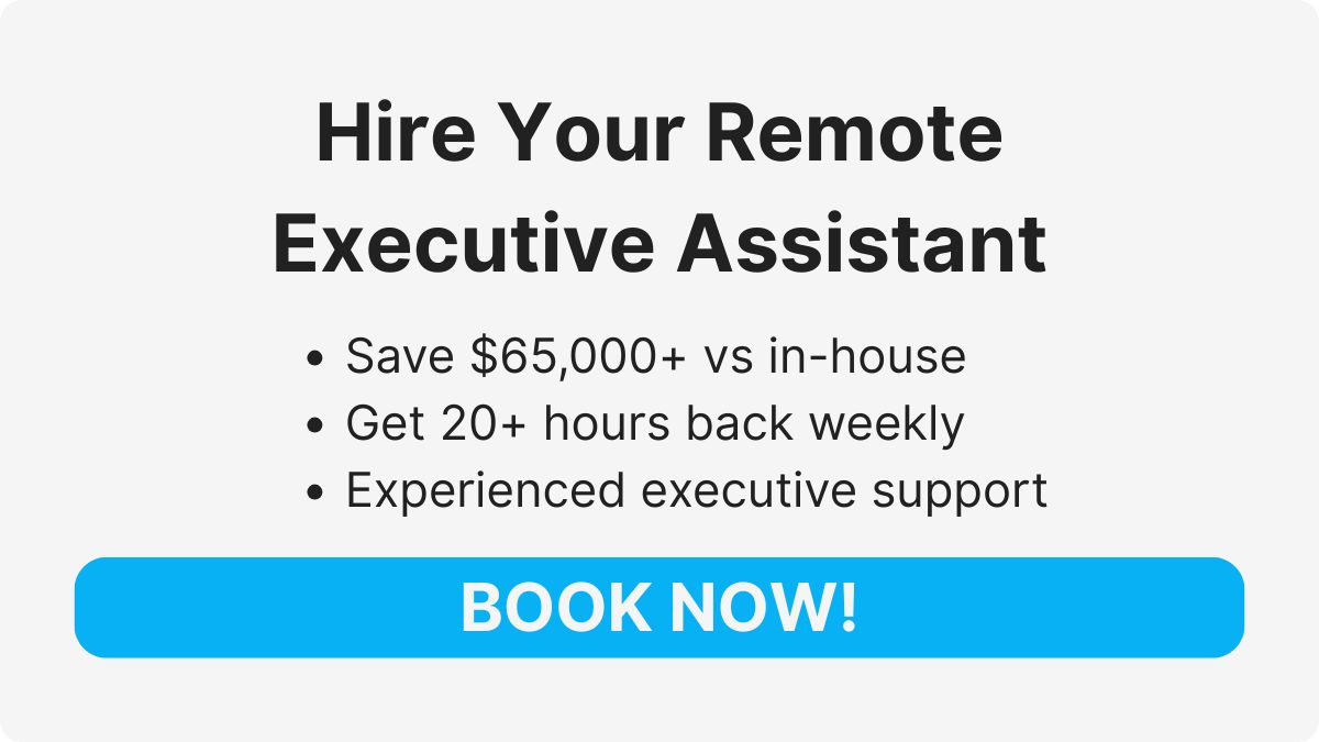 executive assistant services for businesses