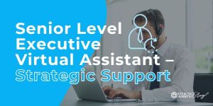Senior Level Executive Virtual Assistant – Strategic Support