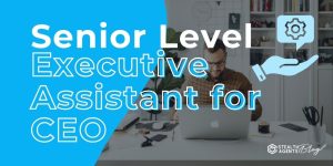 Senior Level Executive Assistant – Costs, Skills & ROI