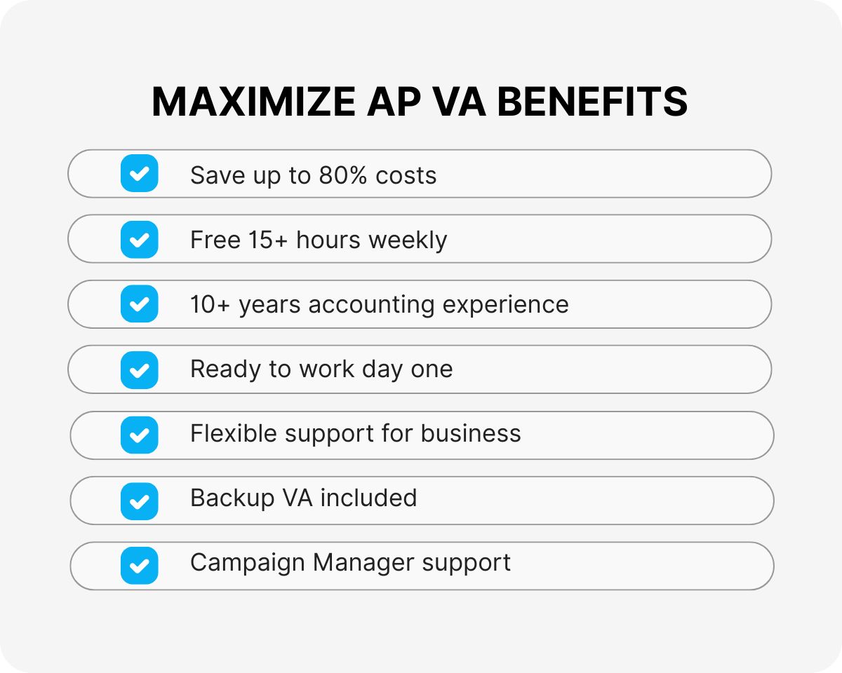 outsource accounts payable virtual assistant