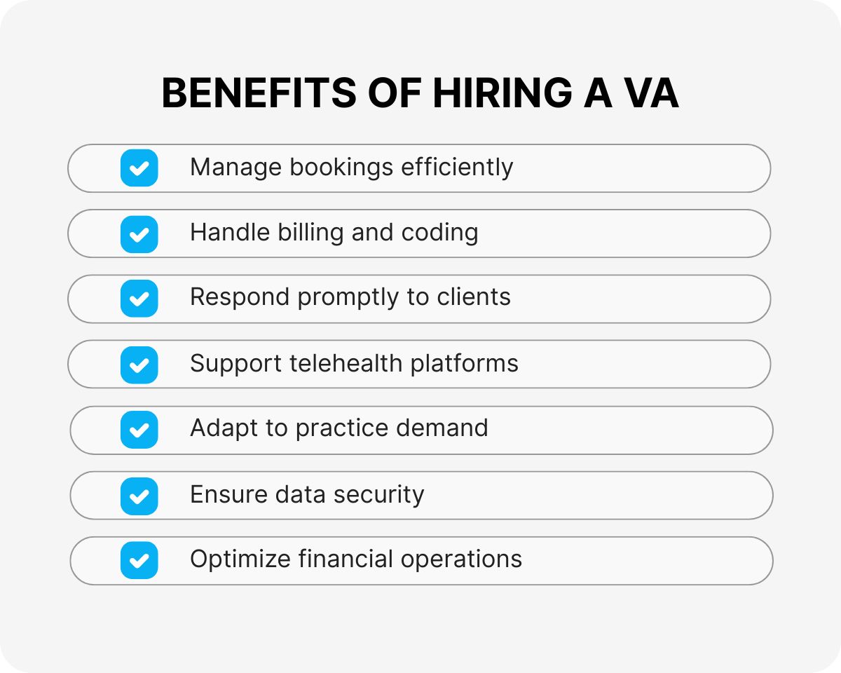 remote assistant for therapists