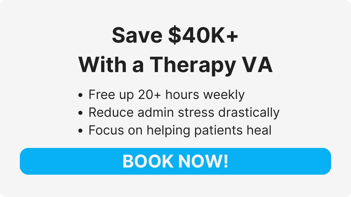 therapy practice operations support