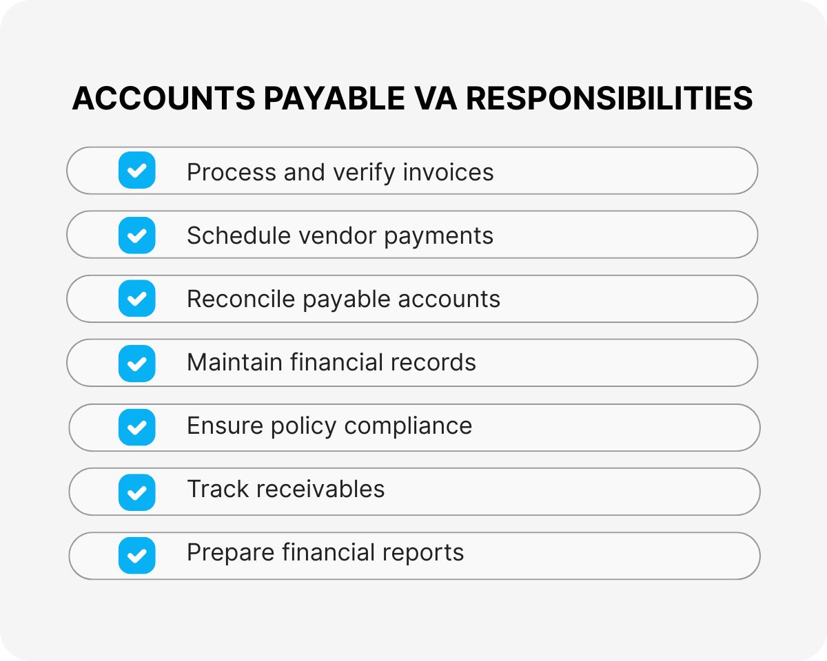 virtual assistant accounts payable