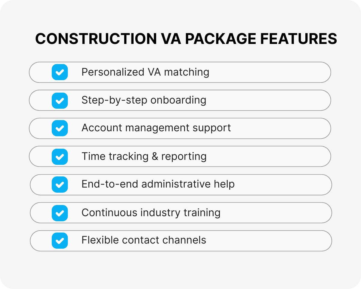 virtual assistant construction industry