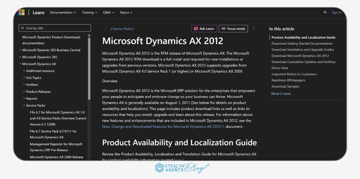 Microsoft Dynamics AX