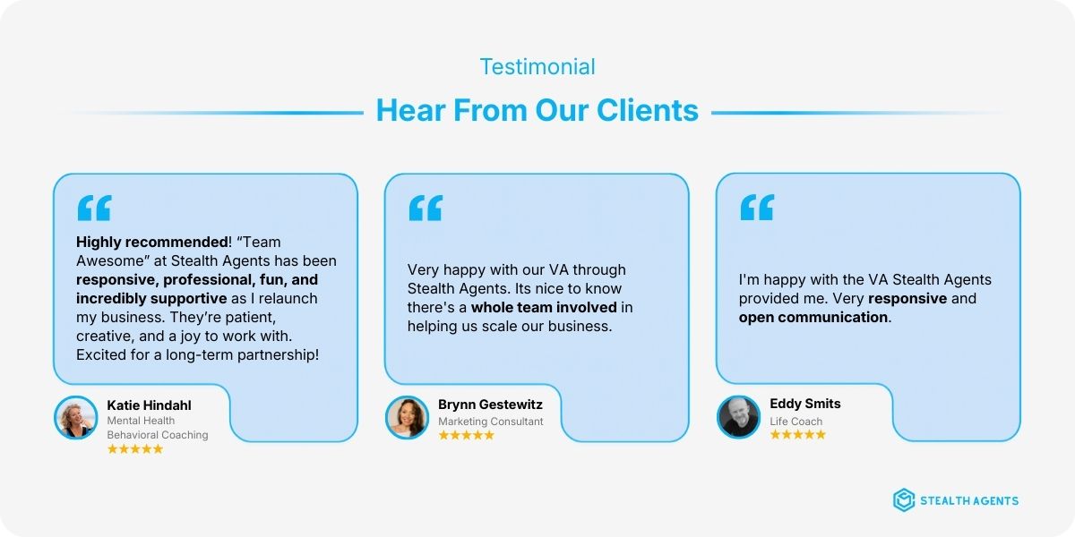 Coaching and consult Stealth Agent Reviews