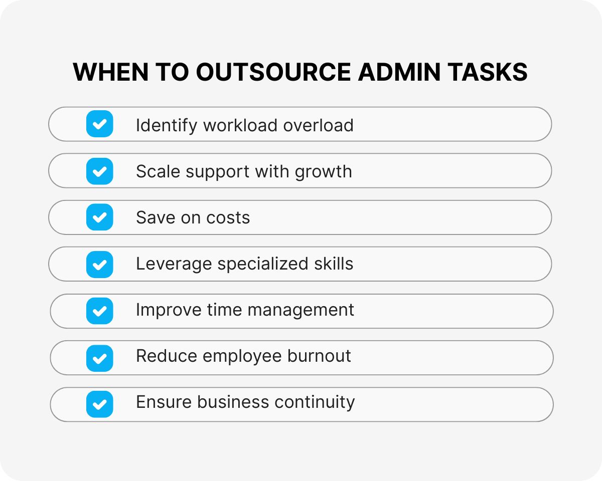 offshore administrative support services