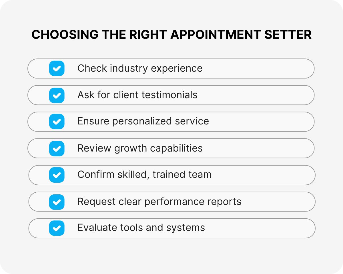 top b2b appointment setting companies