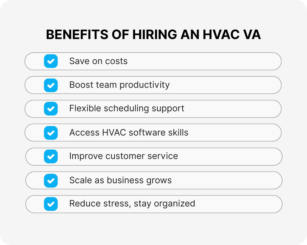 virtual assistant for HVAC companies