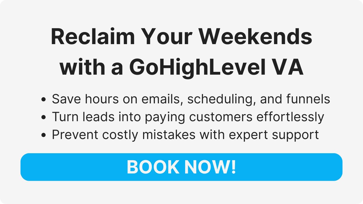 GoHighLevel automation virtual assistant