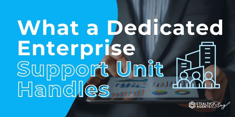 What a Dedicated Enterprise Support Unit Handles