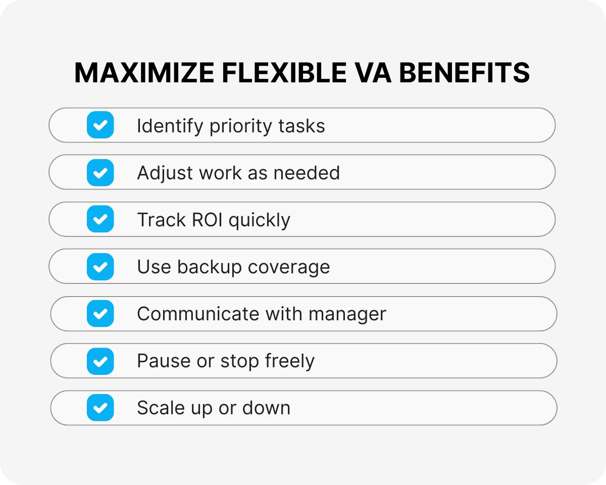flexible virtual assistant outsourcing