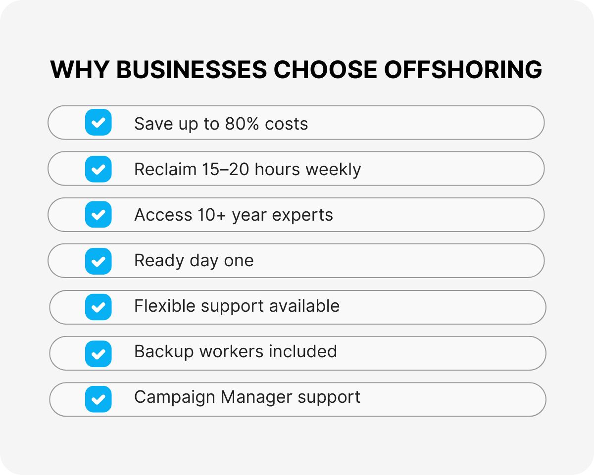 offshore business operations support