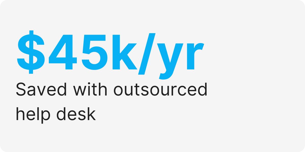 outsourced help desk services